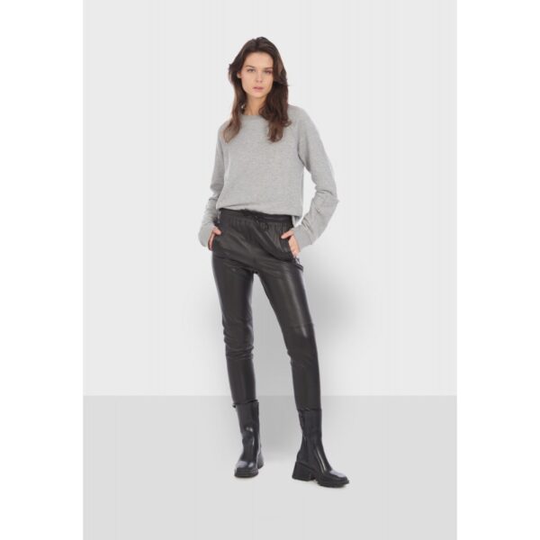 gift-ref-63641-black-genuine-leather-jogpants