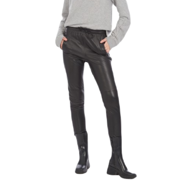 gift-ref-63641-black-genuine-leather-jogpants